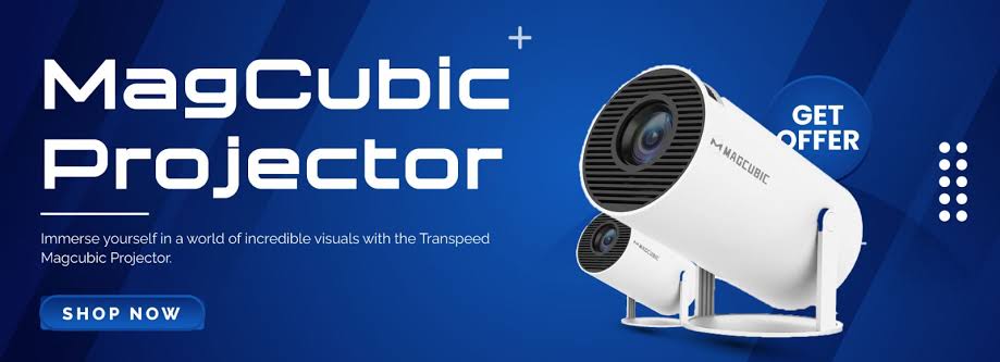 Magcubic Projector HY300 Pro 4K Android 11 Dual Wifi Home Cinema Outdoor Projetor