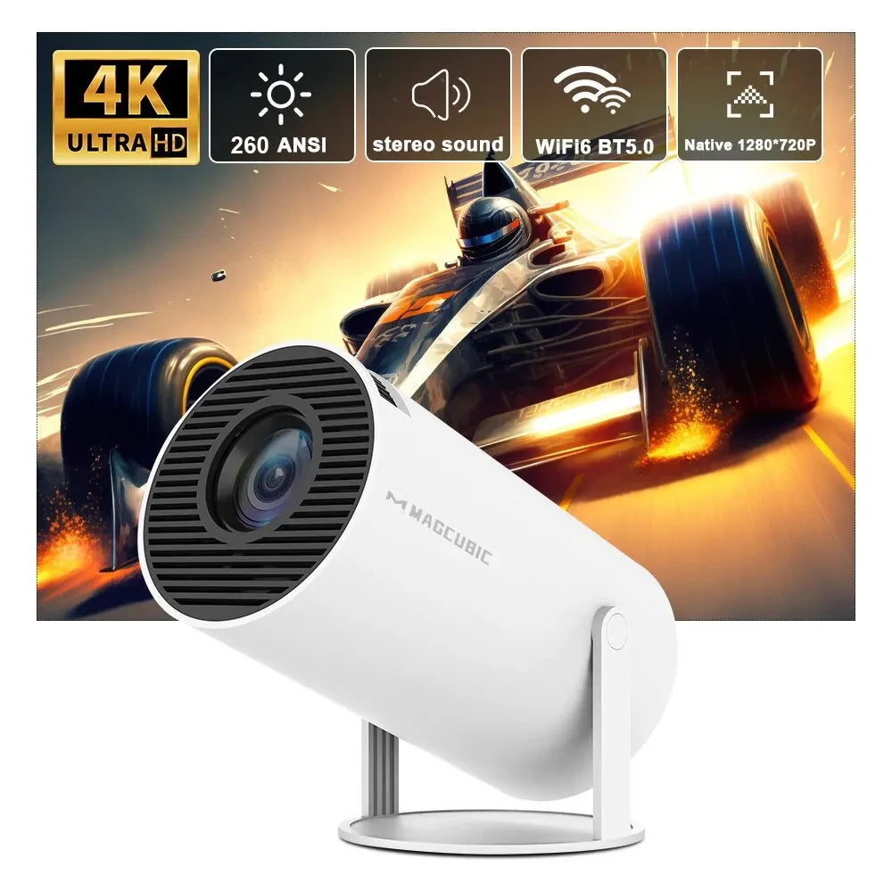 Magcubic Projector HY300 Pro 4K Android 11 Dual Wifi Home Cinema Outdoor Projetor